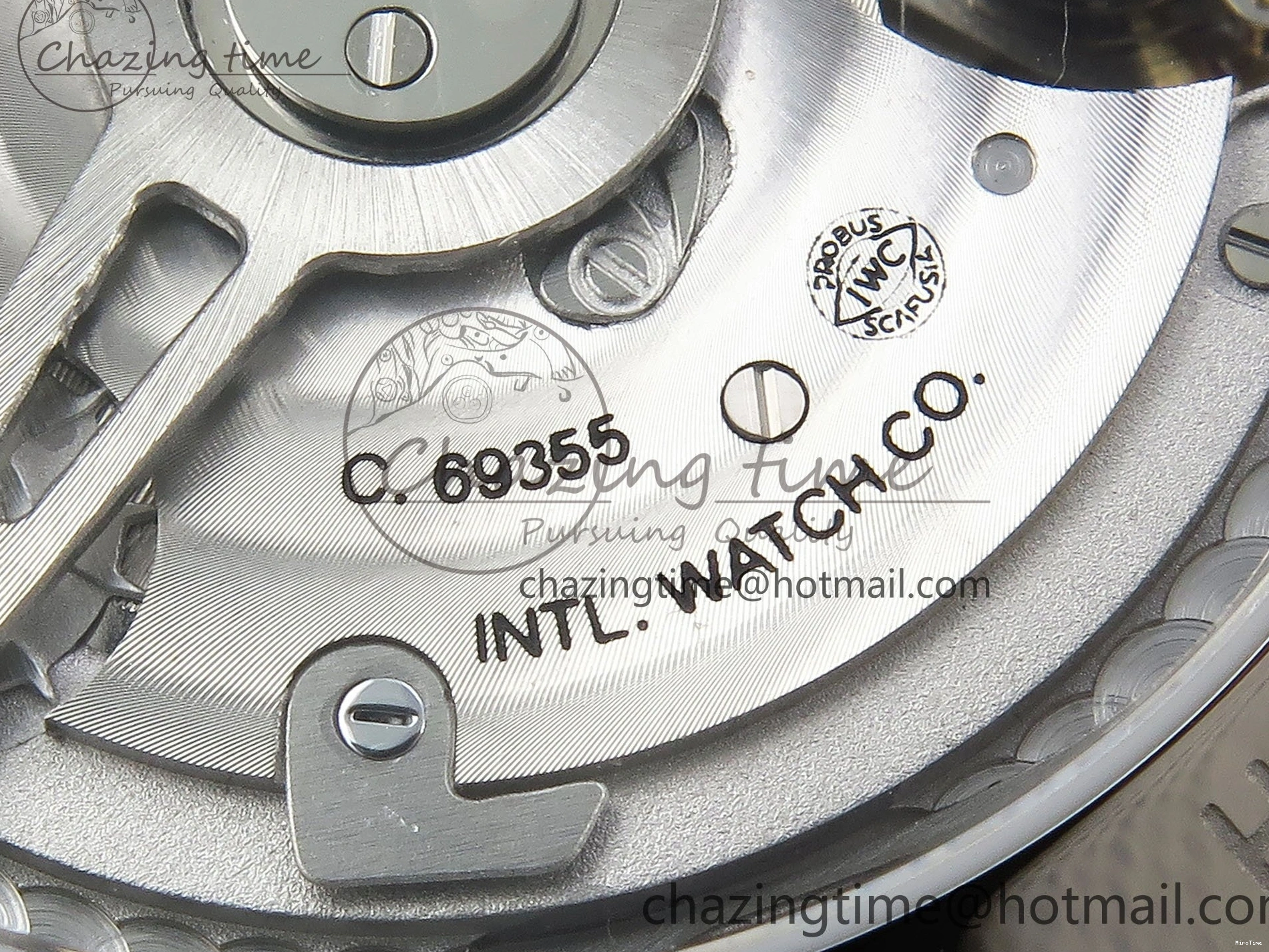 MIROTIME 0412 Casual Portuguese Chrono IW3716 Z+F 1:1 Best Edition White Dial on Blue Rubber Strap A 7016